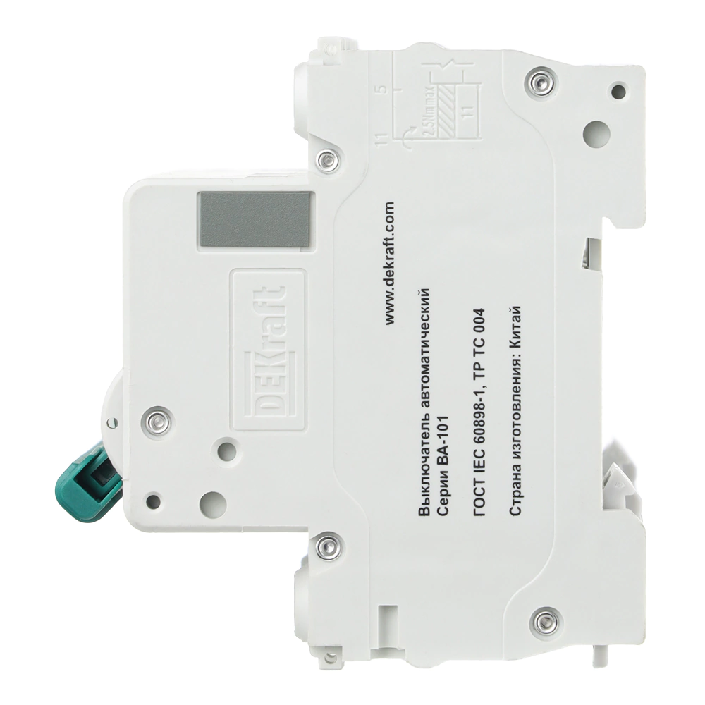 Выключатель автоматический 4п 32 А 4,5 кА B DEKraft