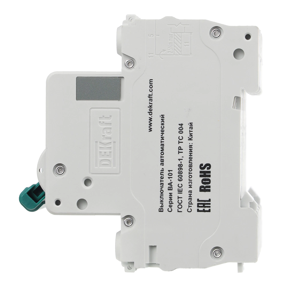 Выключатель автоматический 4п 40 А 4,5 кА B DEKraft
