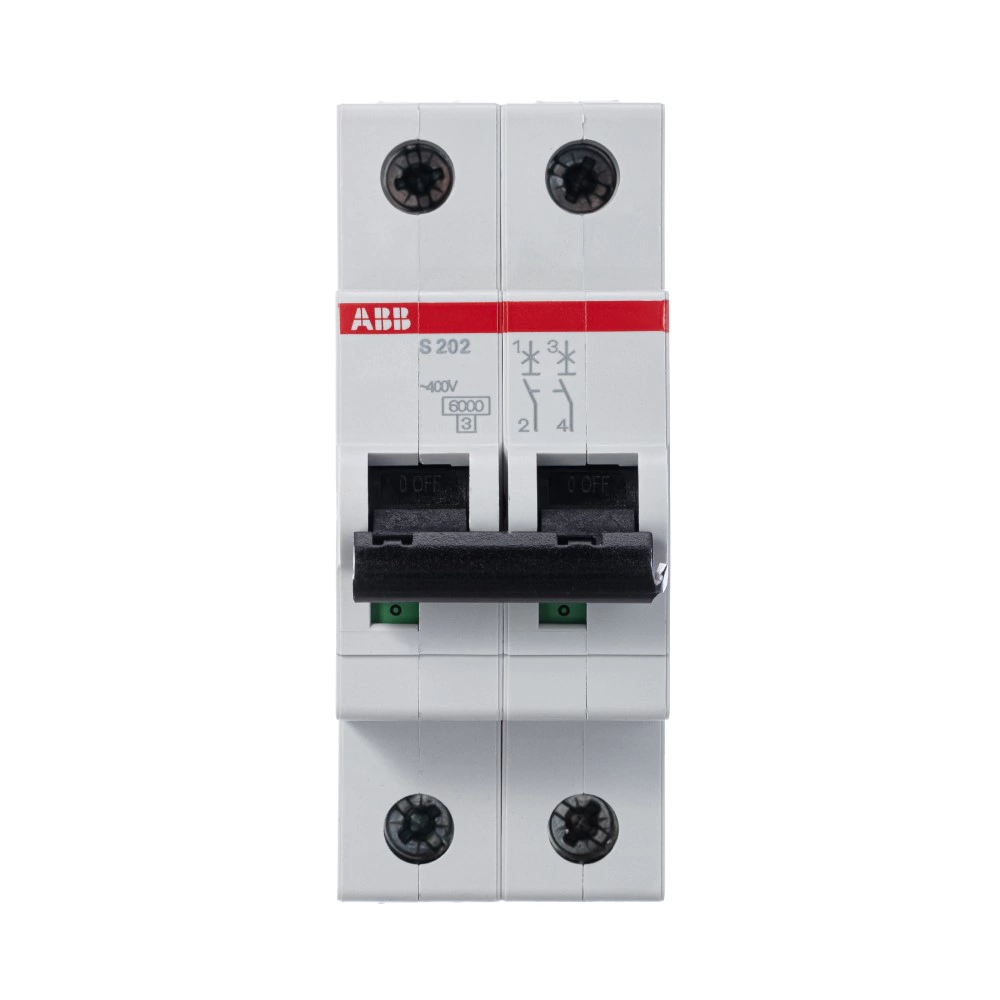 Выключатель автоматический 2п 6 кА 40 А B ABB S202