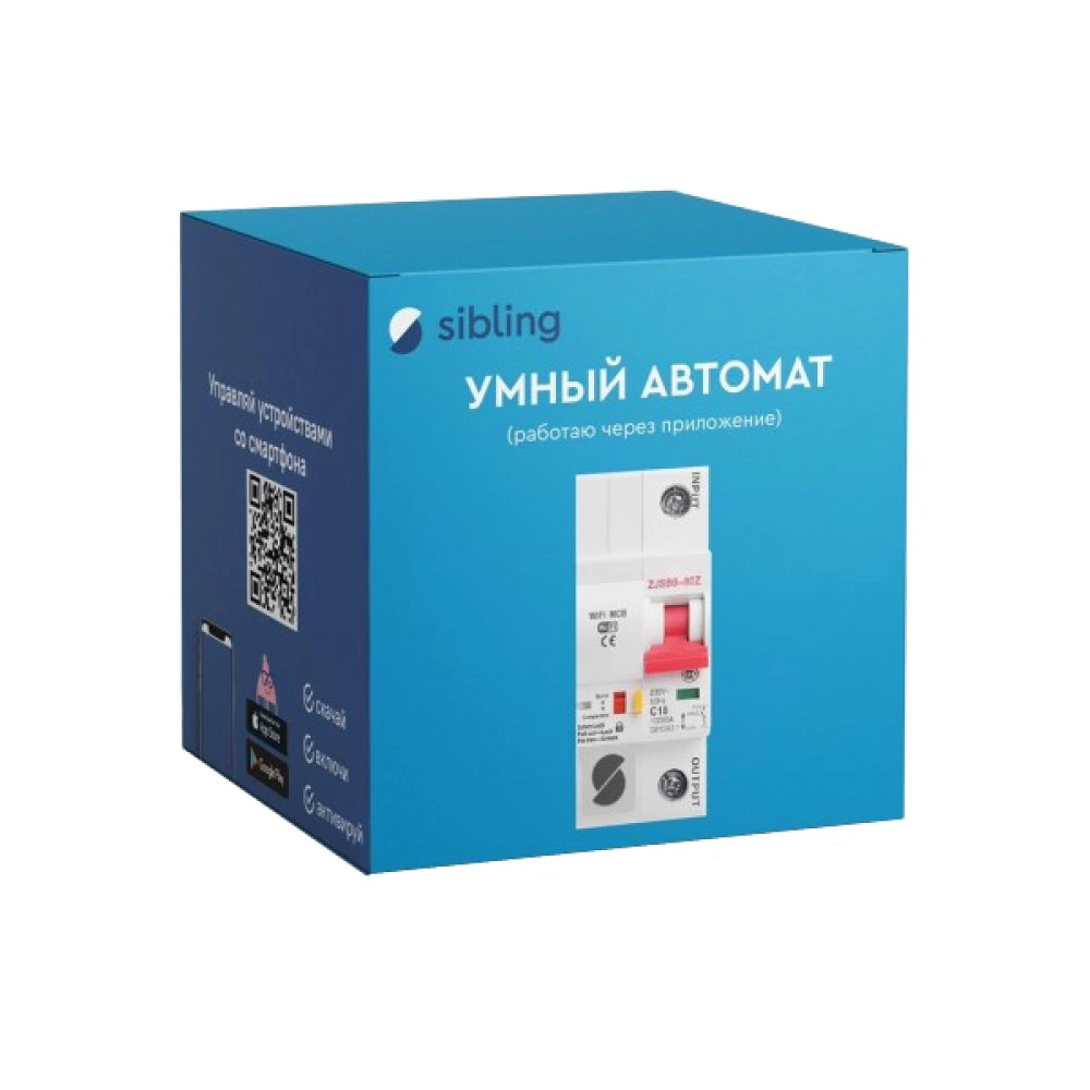 Выключатель автоматический Sibling Powerswitch-A16 с Wi-Fi 1п 16 А С