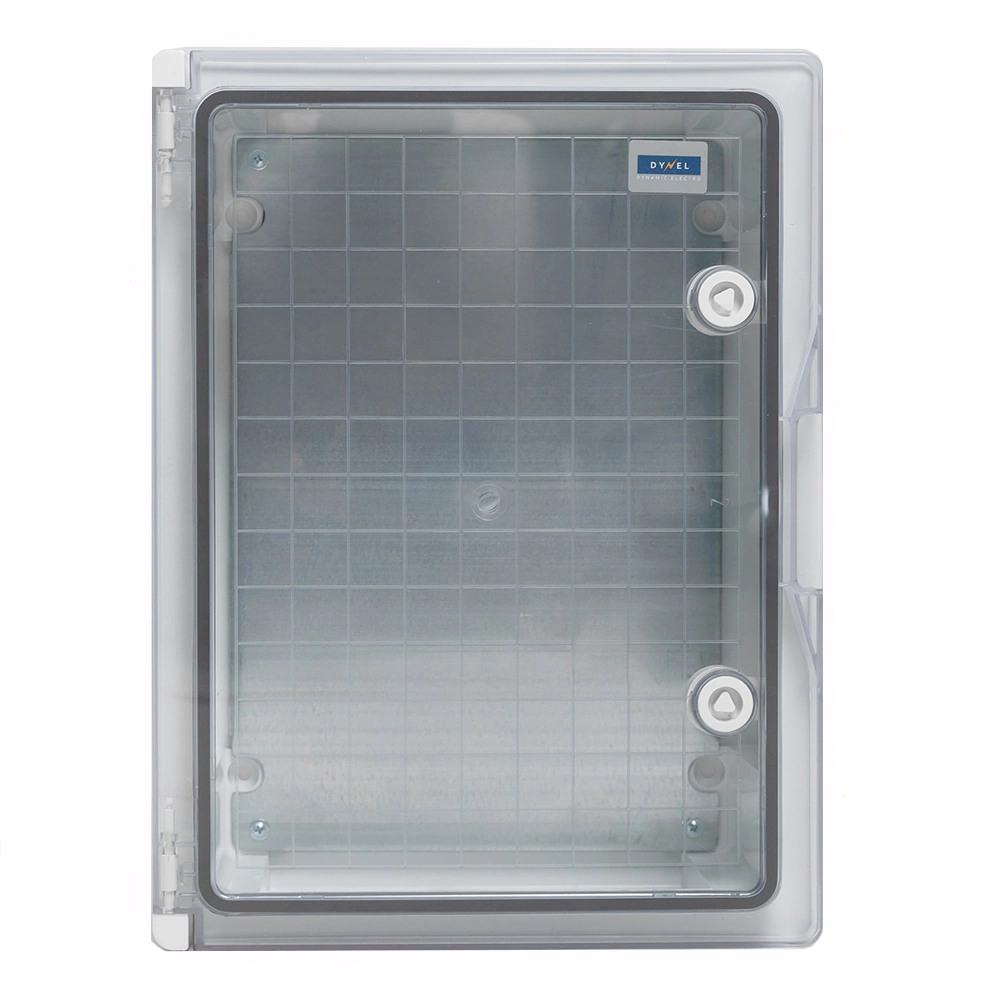 Корпус навесной пластиковый прозрачная дверь ABS 400х300х165 мм IP65 DYNEL ЩМПп