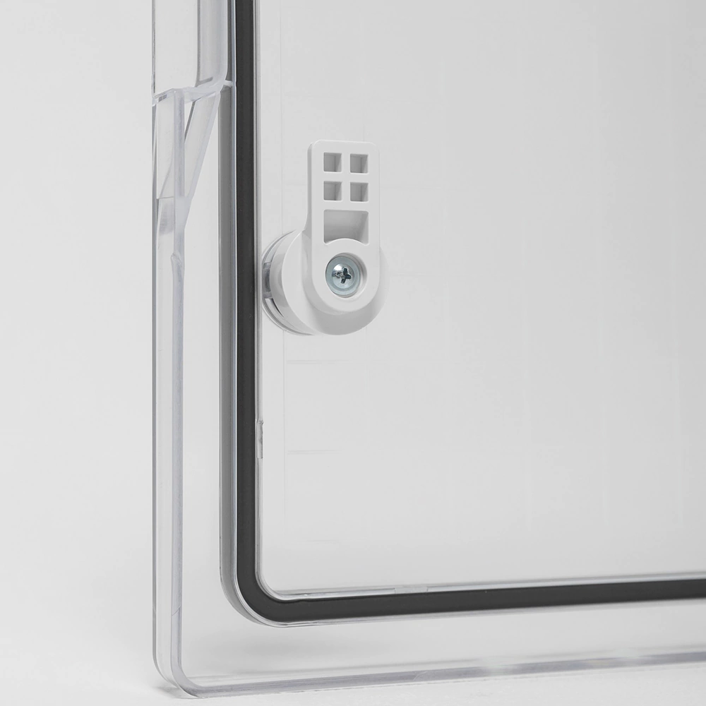 Корпус навесной пластиковый прозрачная дверь ABS 400х300х165 мм IP65 DYNEL ЩМПп