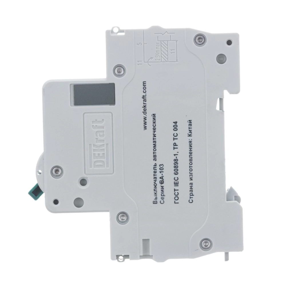 Выключатель автоматический DEKraft 1п 6 кА 25 А С