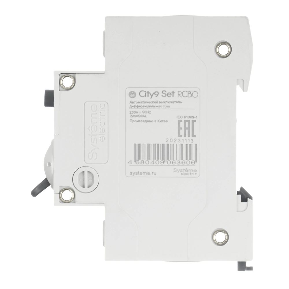Выключатель автоматический дифференциальный Systeme Electric 1п+N 16 А 4,5 кА 30 мА С