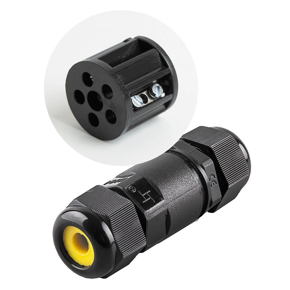 Соединитель-коннектор STEKKER трехконтактный водонепроницаемый IP68