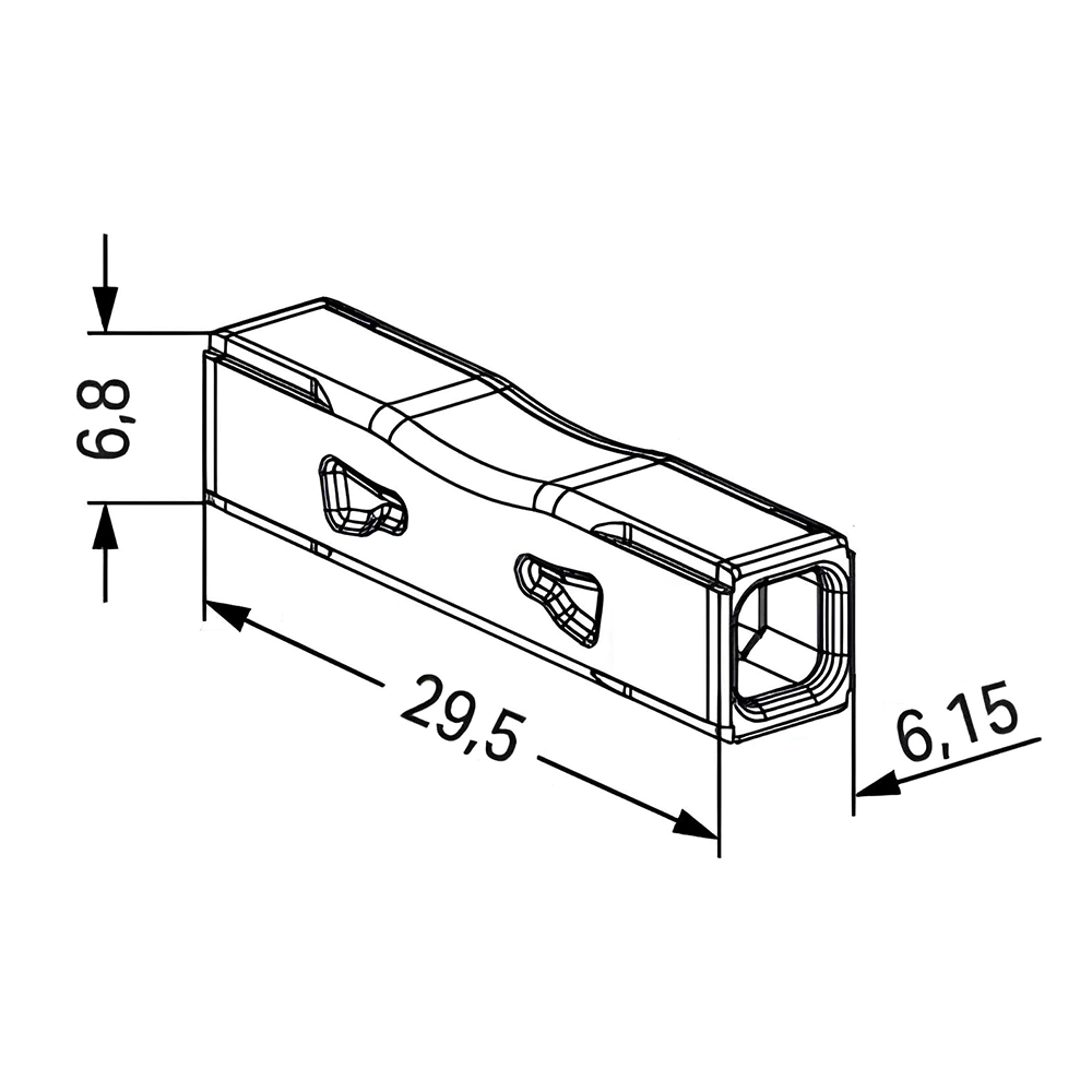 Клемма WAGO 2773-2401 для сращивания проводов 3 шт