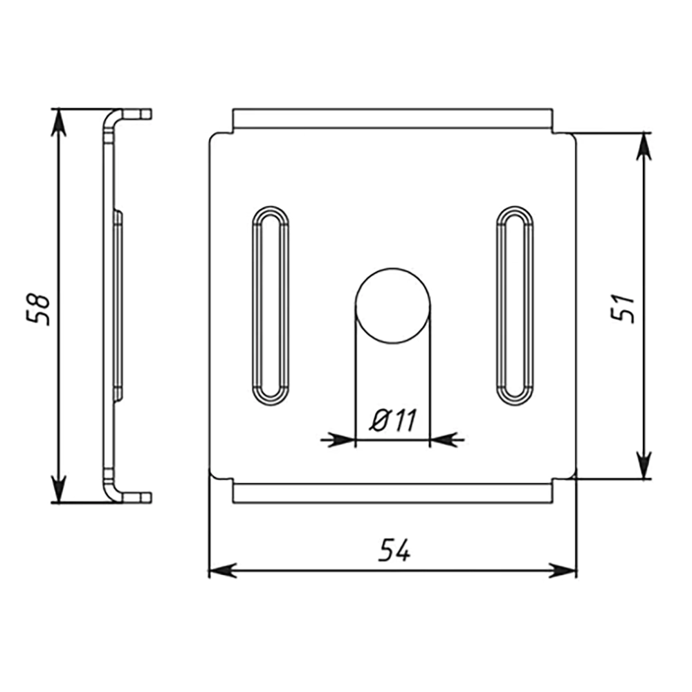 Фиксаторная площадка EKF для лотка 20 шт