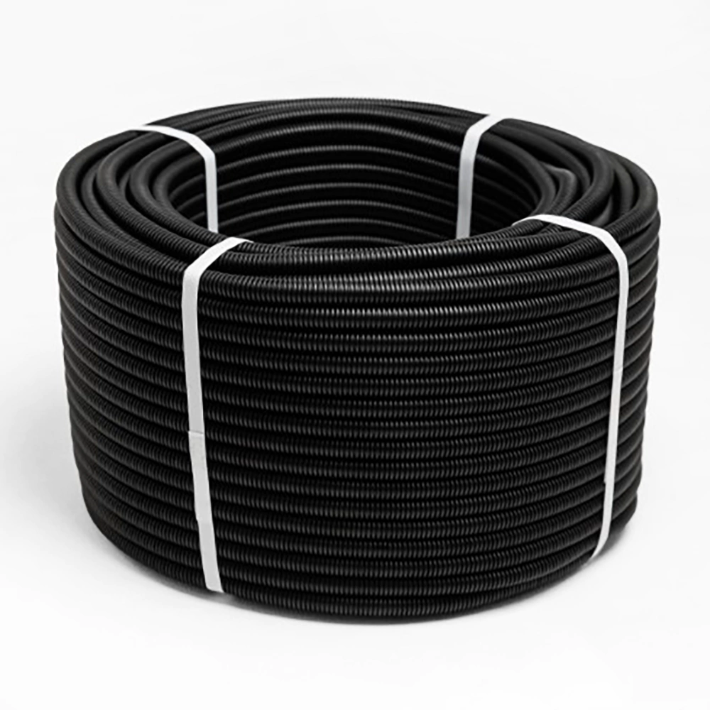 Труба гофрированная ПНД легкая с протяжкой d20 мм 100 м DYNEL