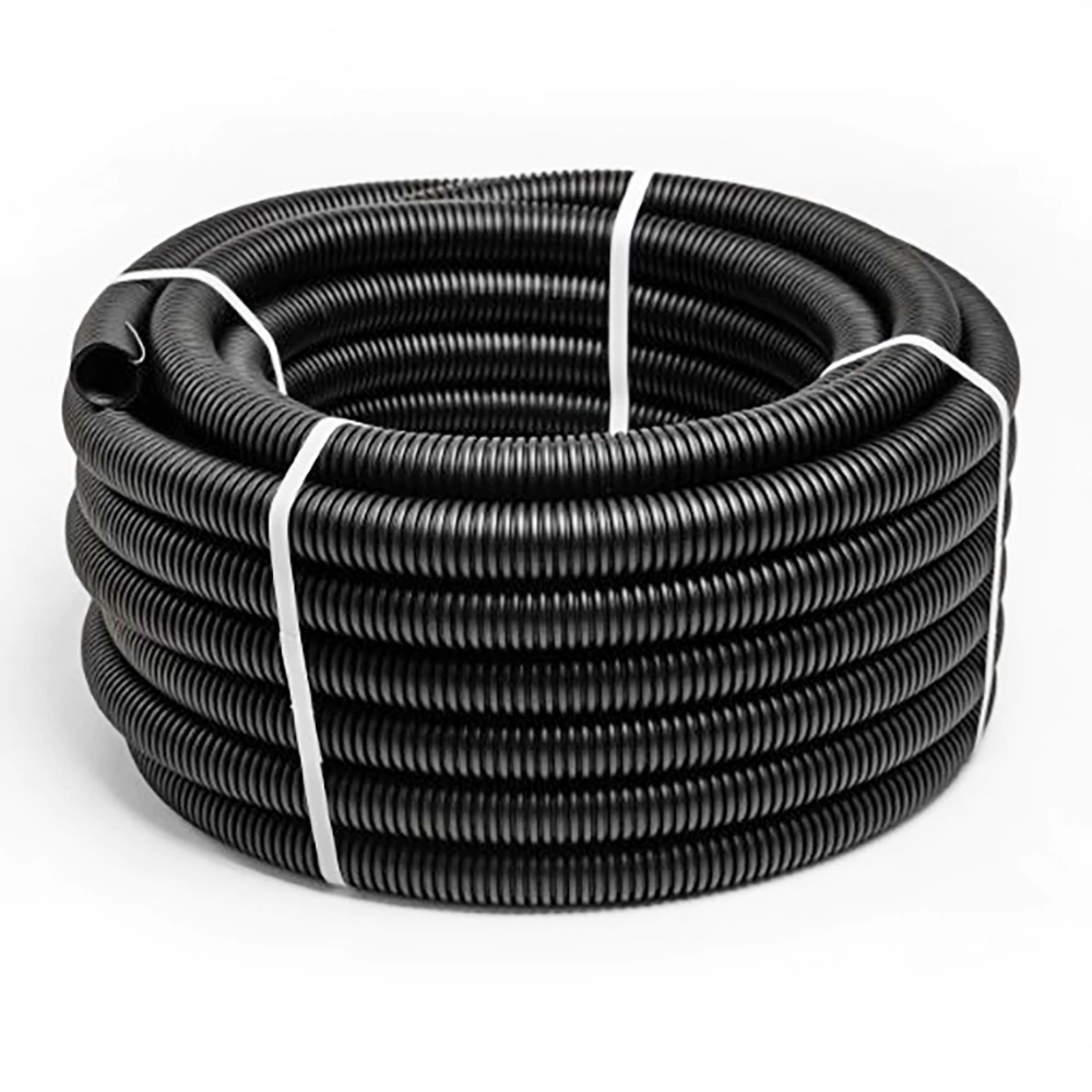 Труба гофрированная ПНД легкая с протяжкой d40 мм 25 м DYNEL