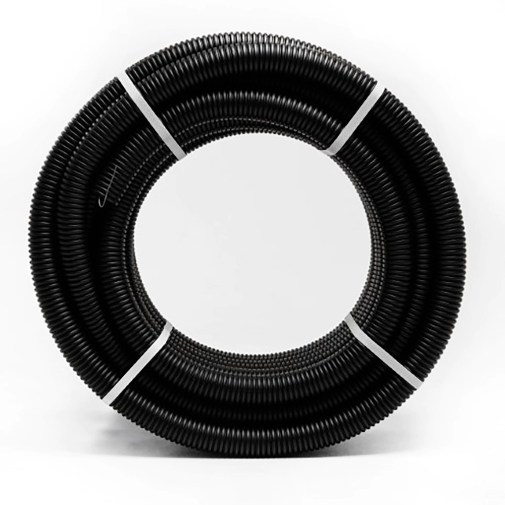 Труба гофрированная ПНД легкая с протяжкой d40 мм 25 м DYNEL