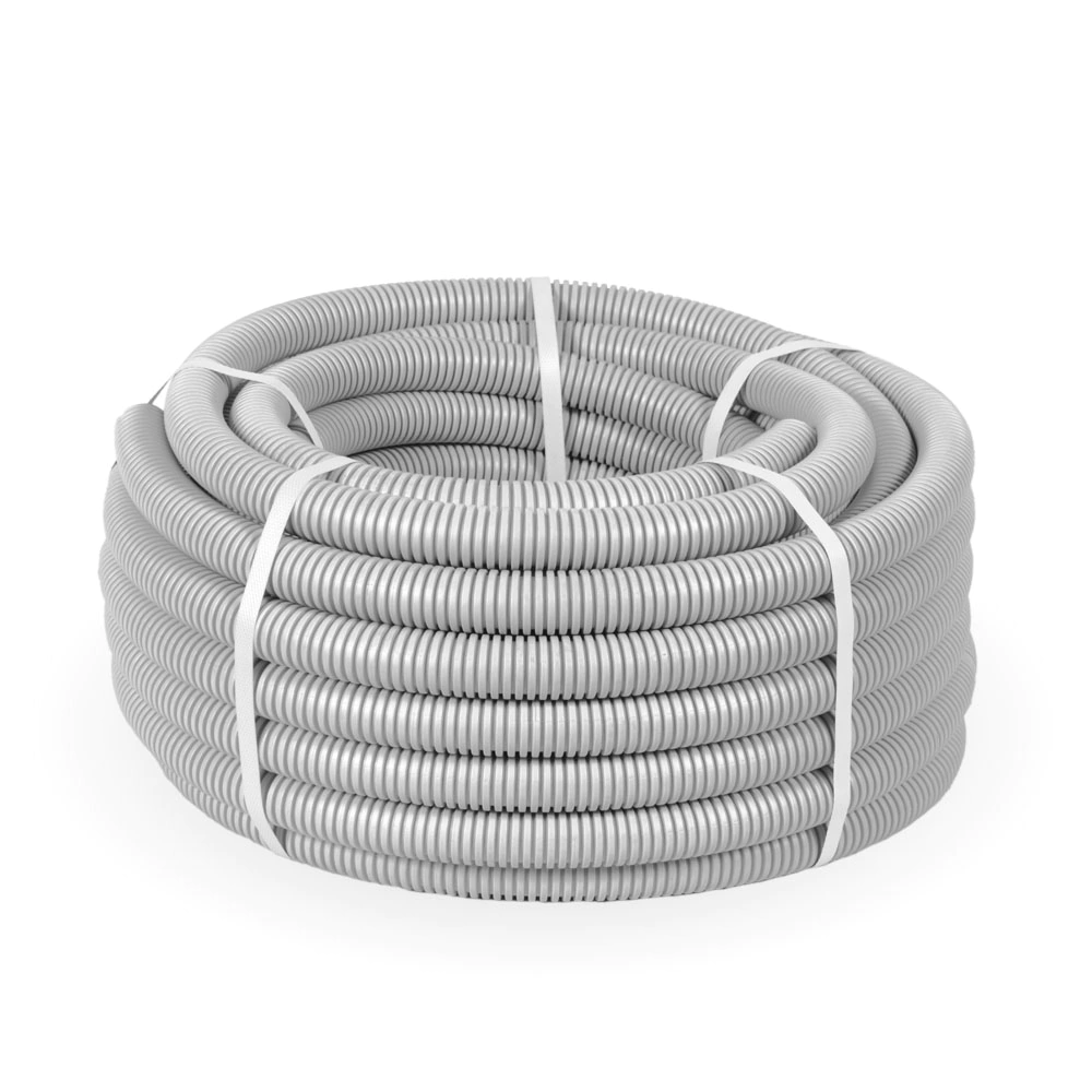 Труба ПВХ гофрированная Строитель 25 мм с зондом 50 м