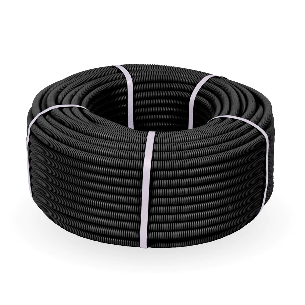 Труба гофрированная ПНД Строитель 16 мм с зондом 100 м