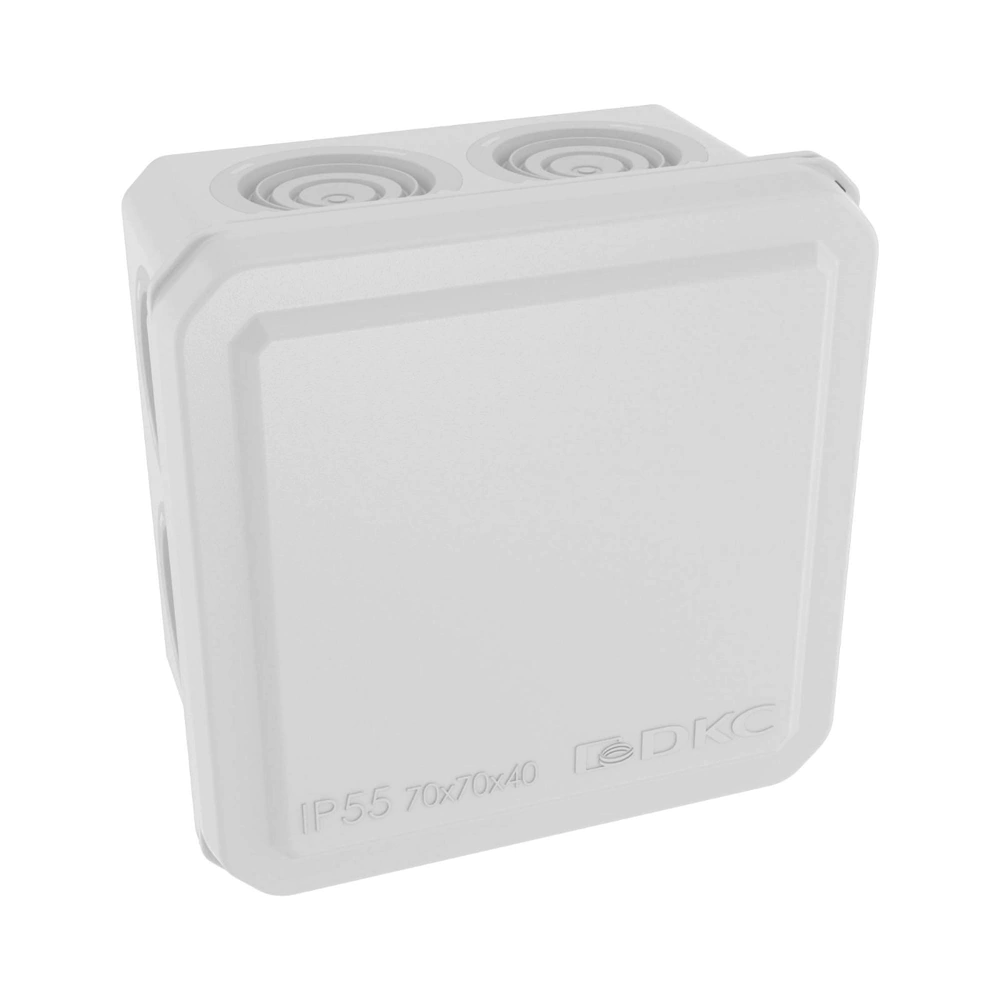 Коробка распределительная открытой установки 70х70x40 мм IP55 DKC