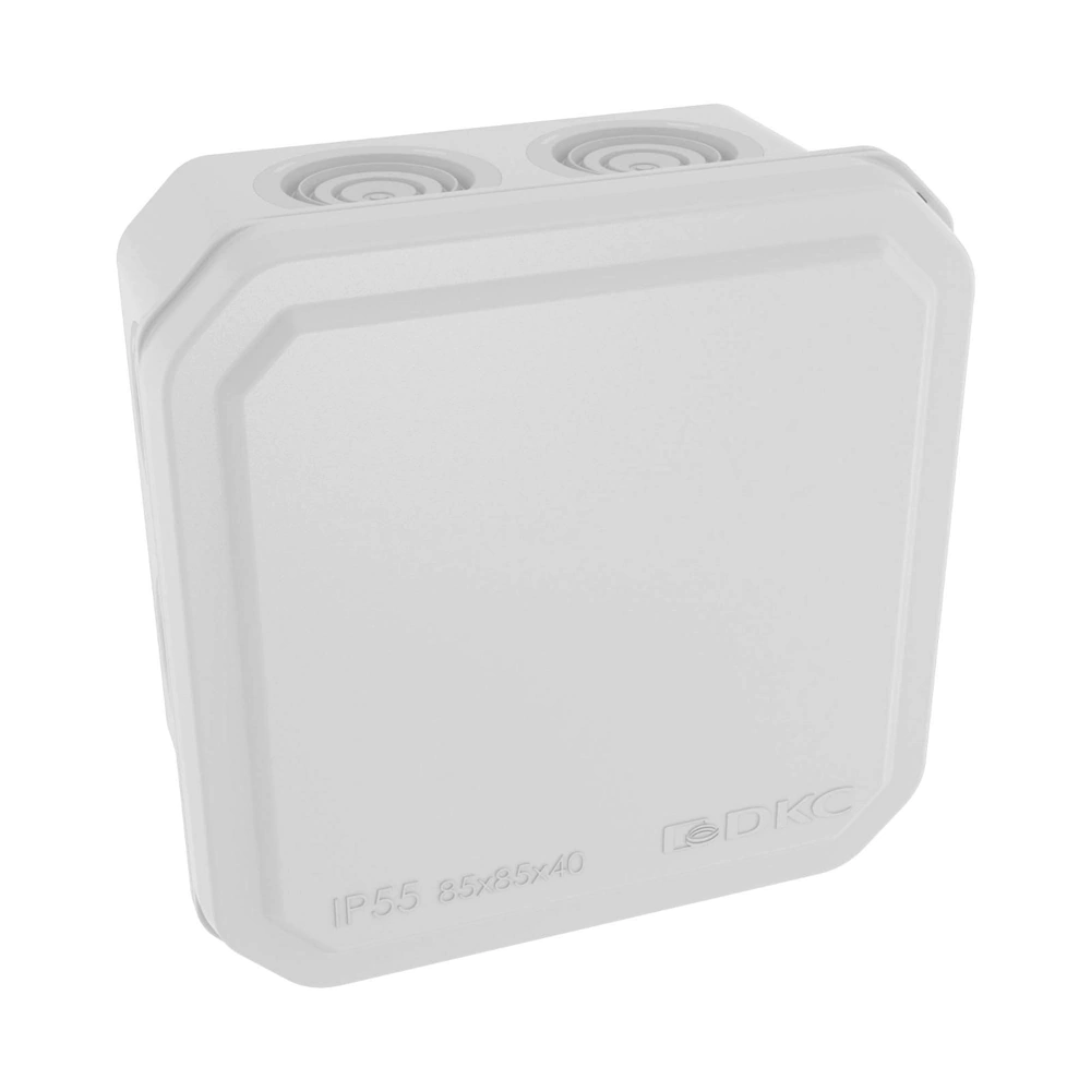 Коробка распределительная открытой установки 85х85x40 мм IP55 DKC