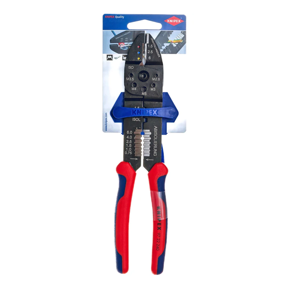 Пресс-клещи овальный обжим НКИ, НВИ, ВНКИ,РПИ 0,5-6 мм2 KNIPEX