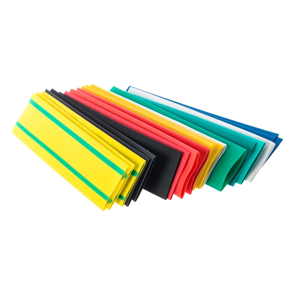 Трубка термоусаживаемая 16/8 мм 100 мм набор 21 шт