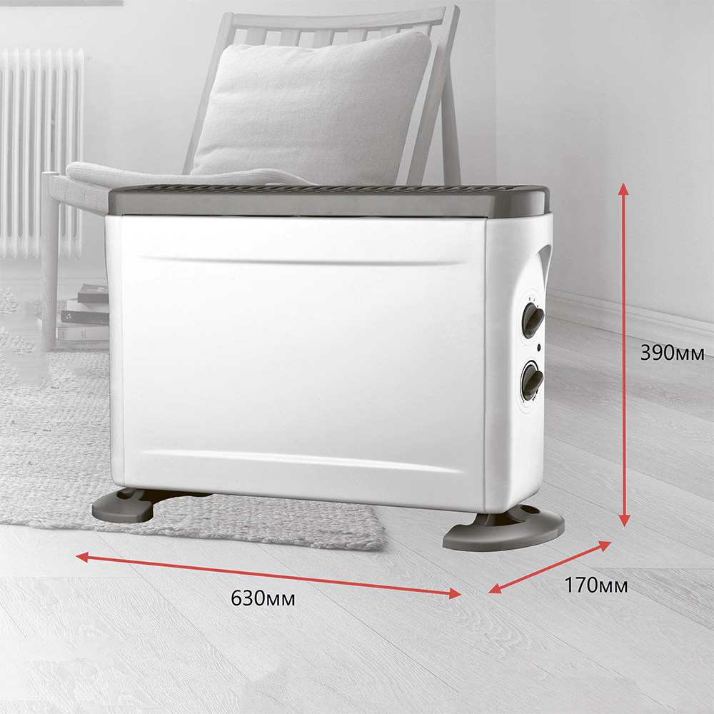 Конвектор напольный/настенный 2 кВт ONHEAT EasyHeat