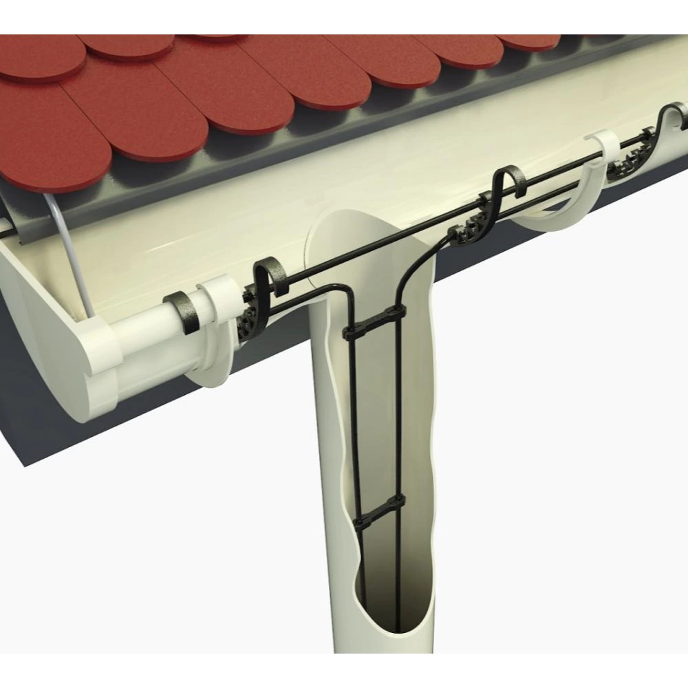 Кабель против обледенения водостоков и кровли Grandeks 30 м 900 Вт