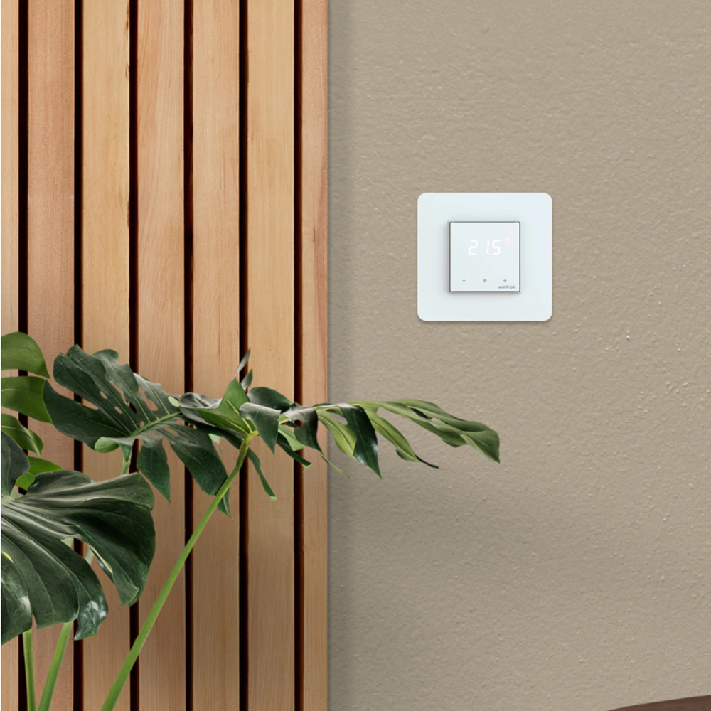 Терморегулятор электронный сенсорный Lis белый Welrok