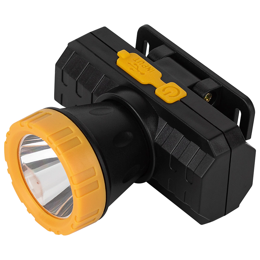 Фонарь налобный ЭРА GA-802 3 Вт аккумуляторный 1500 мАч