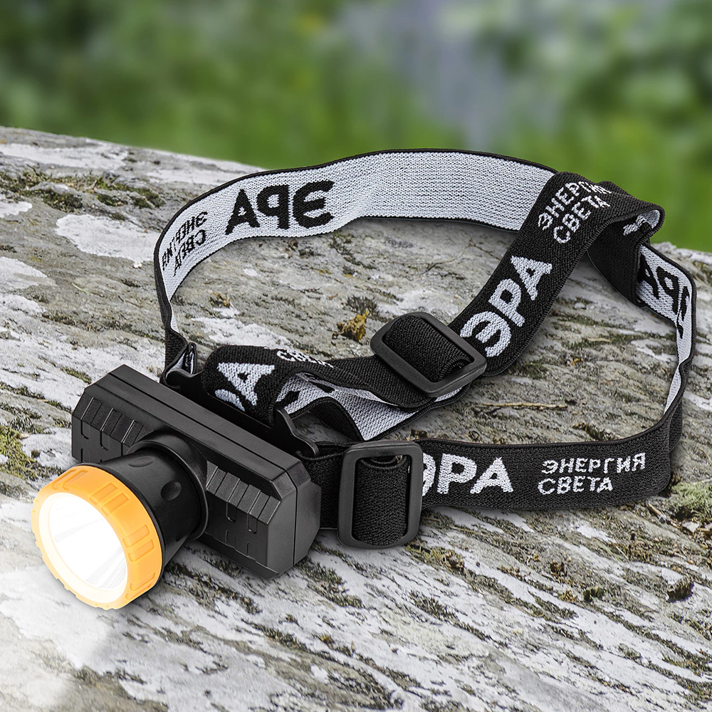 Фонарь налобный ЭРА GA-802 3 Вт аккумуляторный 1500 мАч