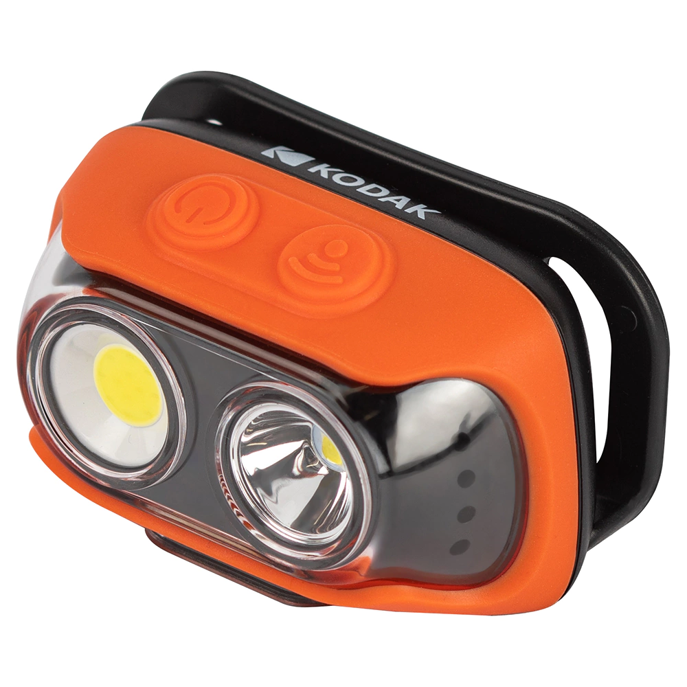 Фонарь налобный Kodak 5 Вт сенсорный аккумуляторный 1500 мАч IP65