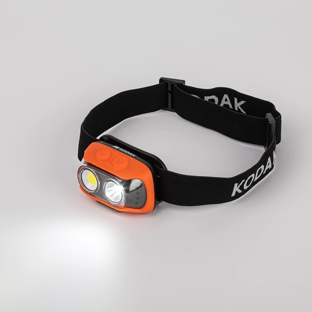 Фонарь налобный Kodak 5 Вт сенсорный аккумуляторный 1500 мАч IP65