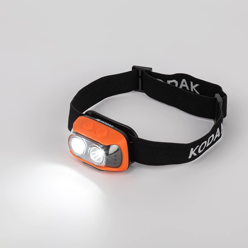 Фонарь налобный Kodak 5 Вт сенсорный аккумуляторный 1500 мАч IP65