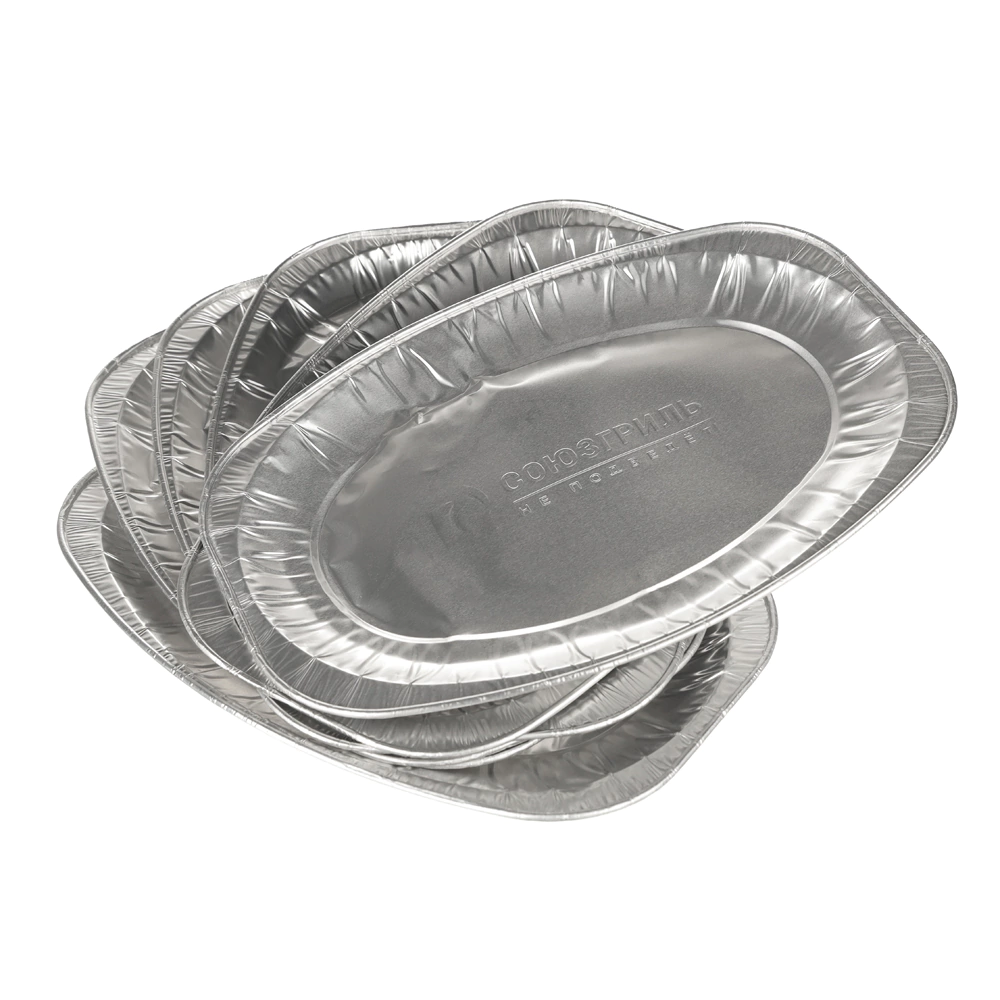 Блюда для подачи 35,5x23 см 6 шт алюминиевые Союзгриль