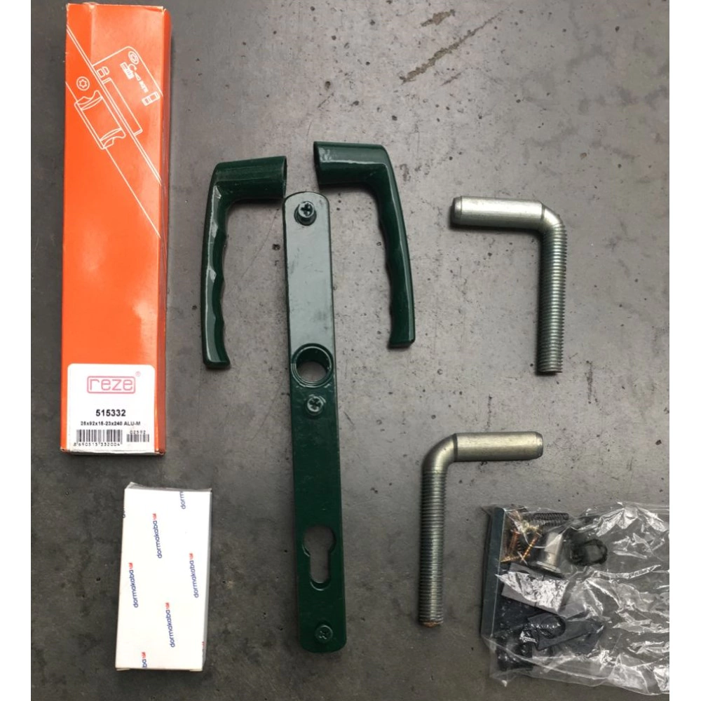 Калитка левая 1х2 м окрашенная для секционных панелей зеленая