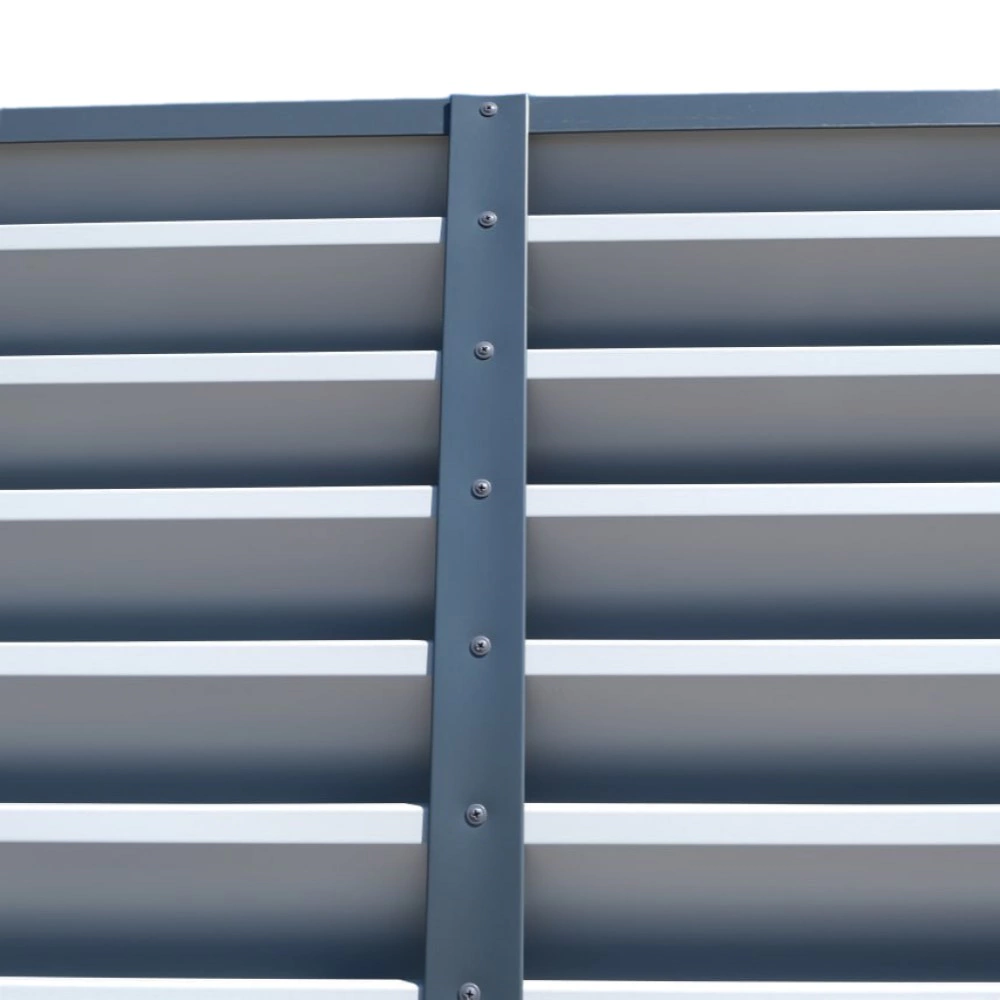 Секция заборная 1,8х1 м антрацит RAL7024 Планкинг