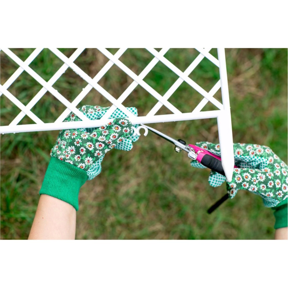 Забор декоративный 43х33 см 7 шт шоколад ROMANIKA