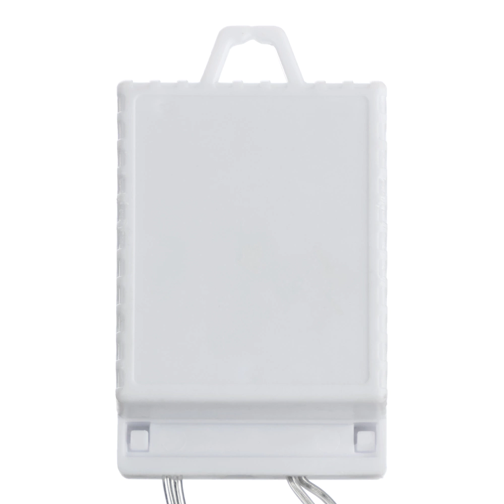 Гирлянда Роса micro-LED 400LED 20 м холодный белый свет, серебряный провод IP20 ПВХ, 8 функций Santi