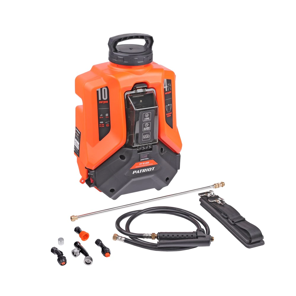 Опрыскиватель аккумуляторный 21 В 10 л ранцевый без АКБ и ЗУ PATRIOT PT 10 UES