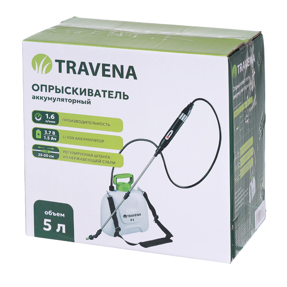 Опрыскиватель аккумуляторный 3,7 В 5 л TRAVENA