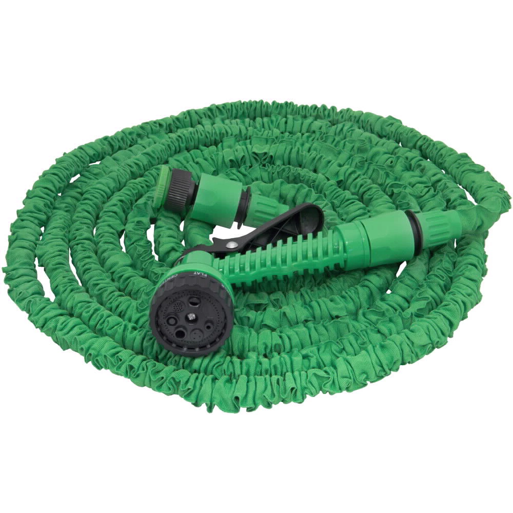 Садовый шланг растягивающийся от 10 до 30 м + пистолет-распылитель MASTERPROF