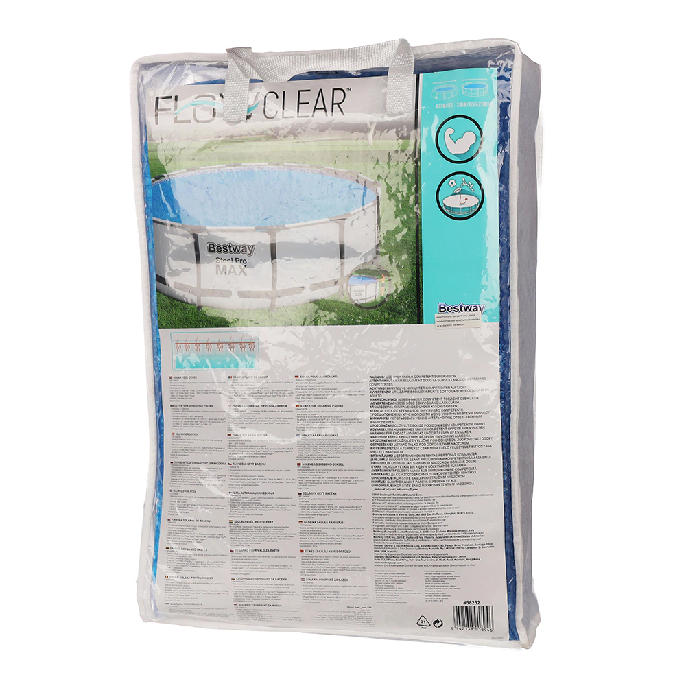 Тент для каркасного бассейна d417 см Bestway