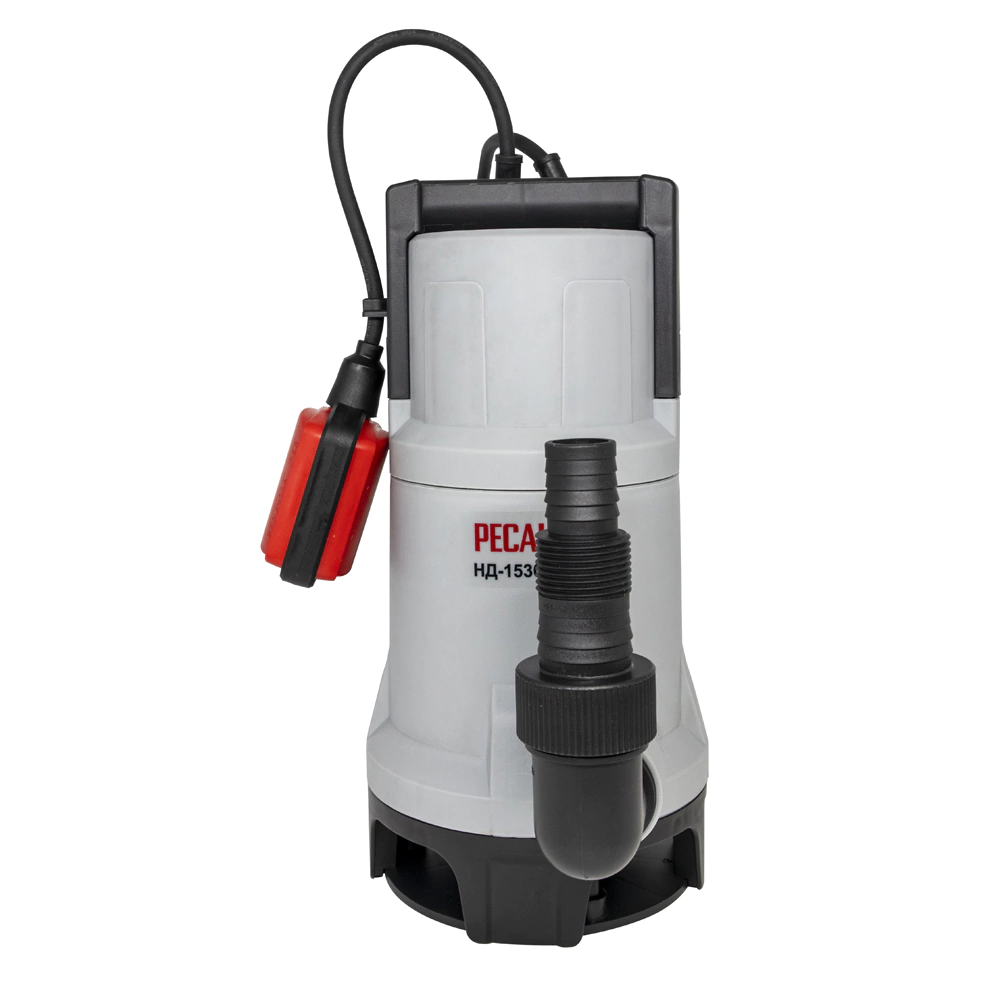 Насос погружной для грязной воды 750 Вт 15300 л/час напор 8 м РЕСАНТА НД-15300П/35