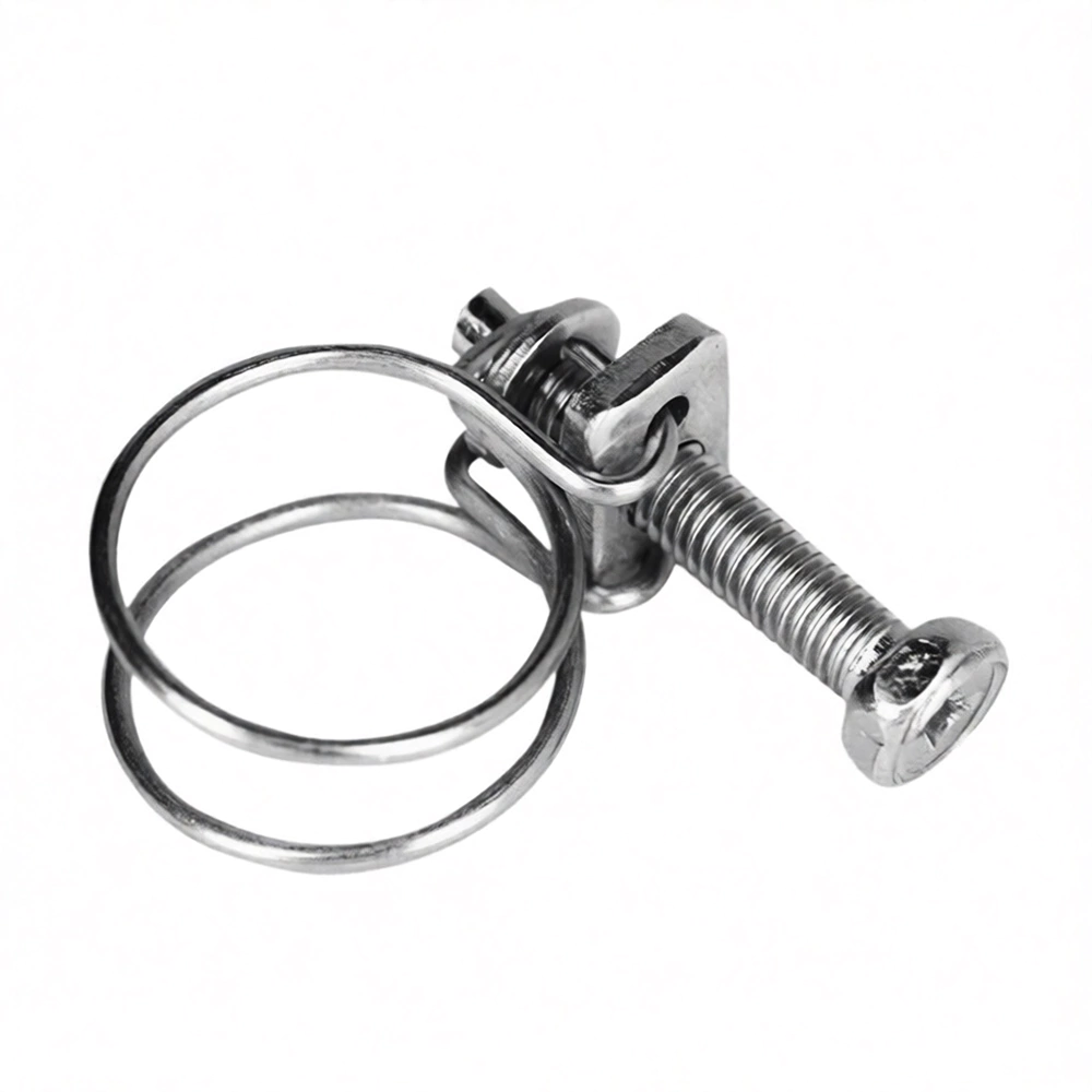 Хомут нержавеющий спиральный 1 1/4", 2 шт MASTERPROF