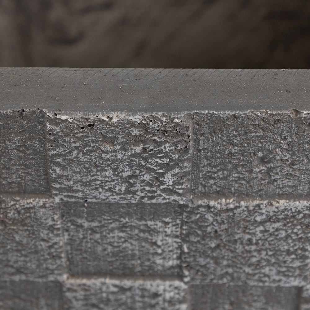 Уличный горшок GardenArts Квадрат клетка серый 30х30х30,5 см 27 л