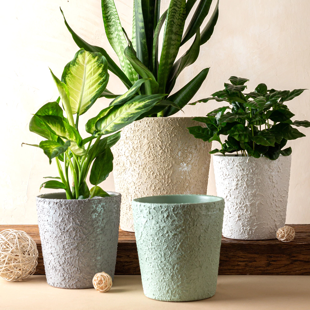 Горшок керамический Лава зеленый d12 см h12 см 0,9 л