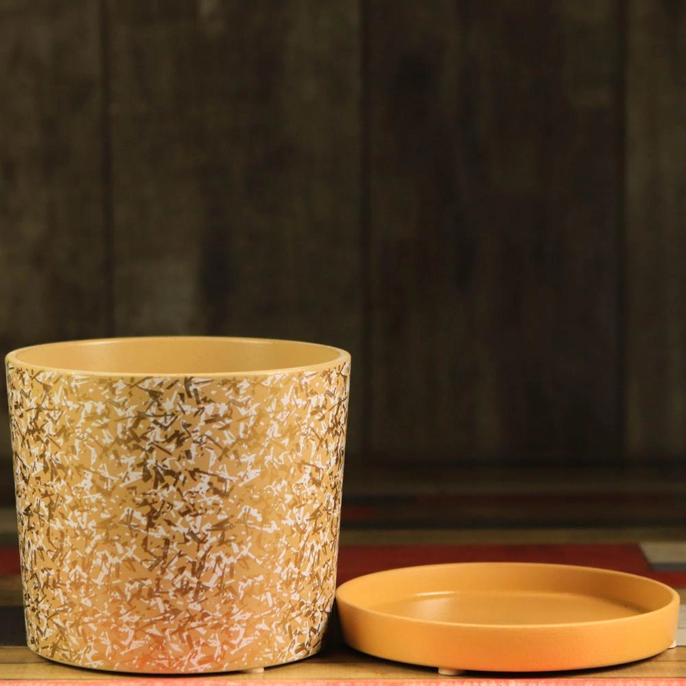 Горшок керамический Дубай коричневый d11 см h10 см 0,8 л