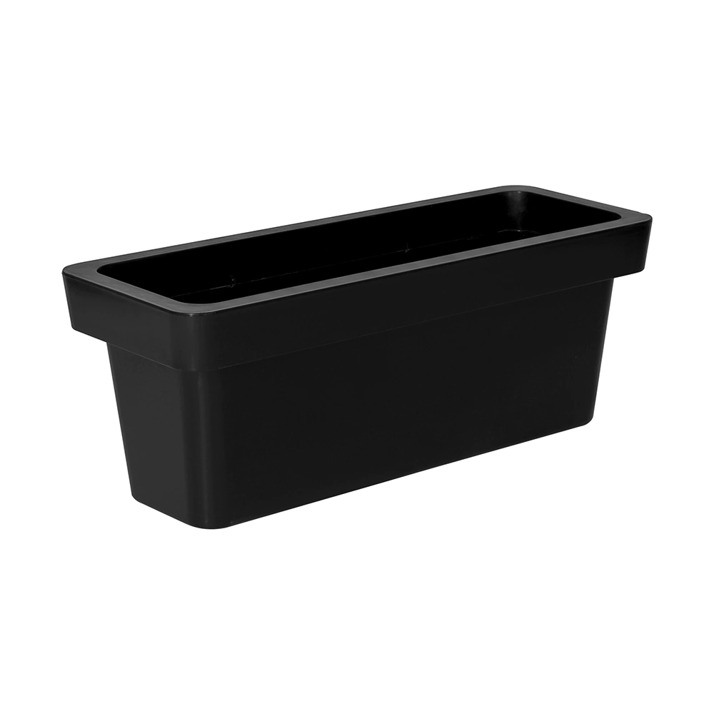 Кашпо пластиковое LOFT OLA DOM антрацит 80х30х30 см 50 л