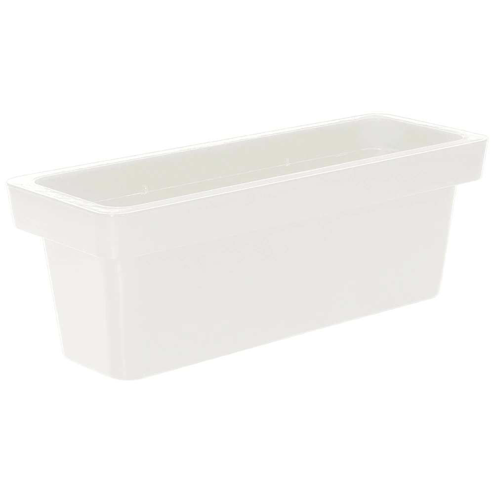 Кашпо пластиковое LOFT OLA DOM белое 90х35х35 см 73 л