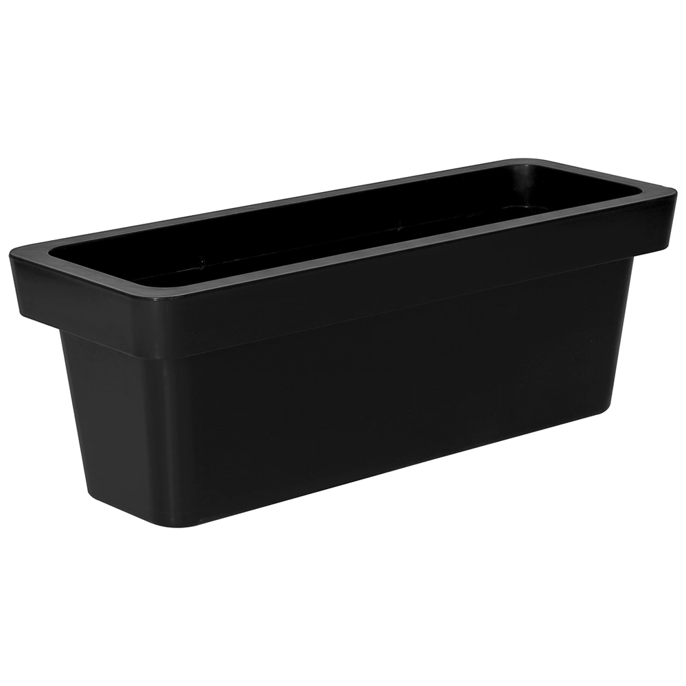 Кашпо пластиковое LOFT OLA DOM антрацит 90х35х35 см 73 л