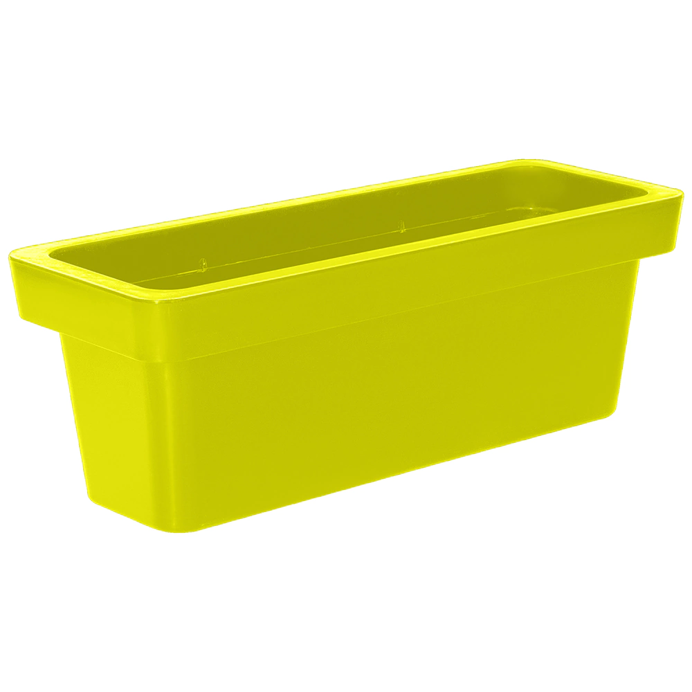 Кашпо пластиковое LOFT OLA DOM салатовое 90х35х35 см 73 л