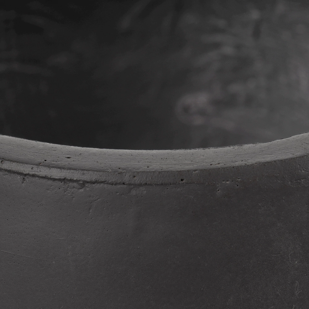 Уличный горшок GardenArts матовый антрацит d32,5 см h22,5 см 23 л