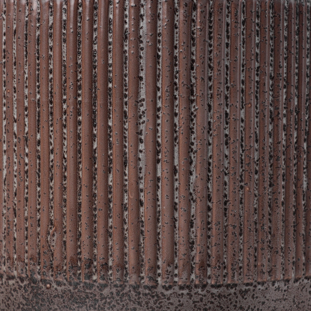 Кашпо керамическое Прямые линии на ножках d23,5 см h23,5 см 6,4 л