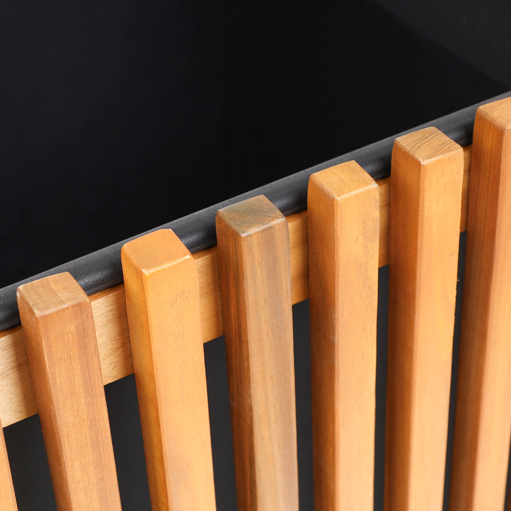 Клумба для цветов деревянная 46х46х50 см 3,84 л акация VERANA