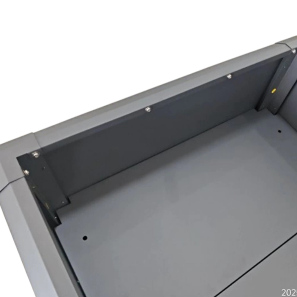 Клумба для цветов стальная 150х75х77 см антрацит VERANA